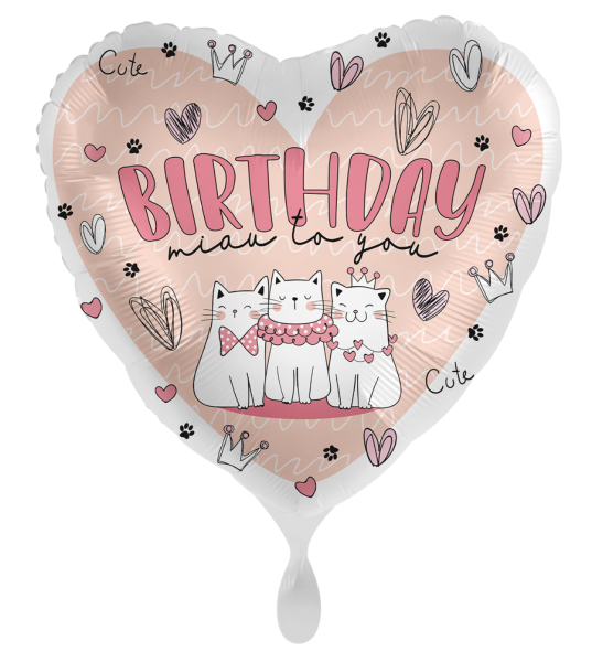 Folienballon - Miau to you - ø 43cm